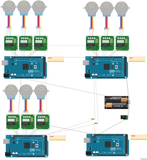 i2c arduino master slave.